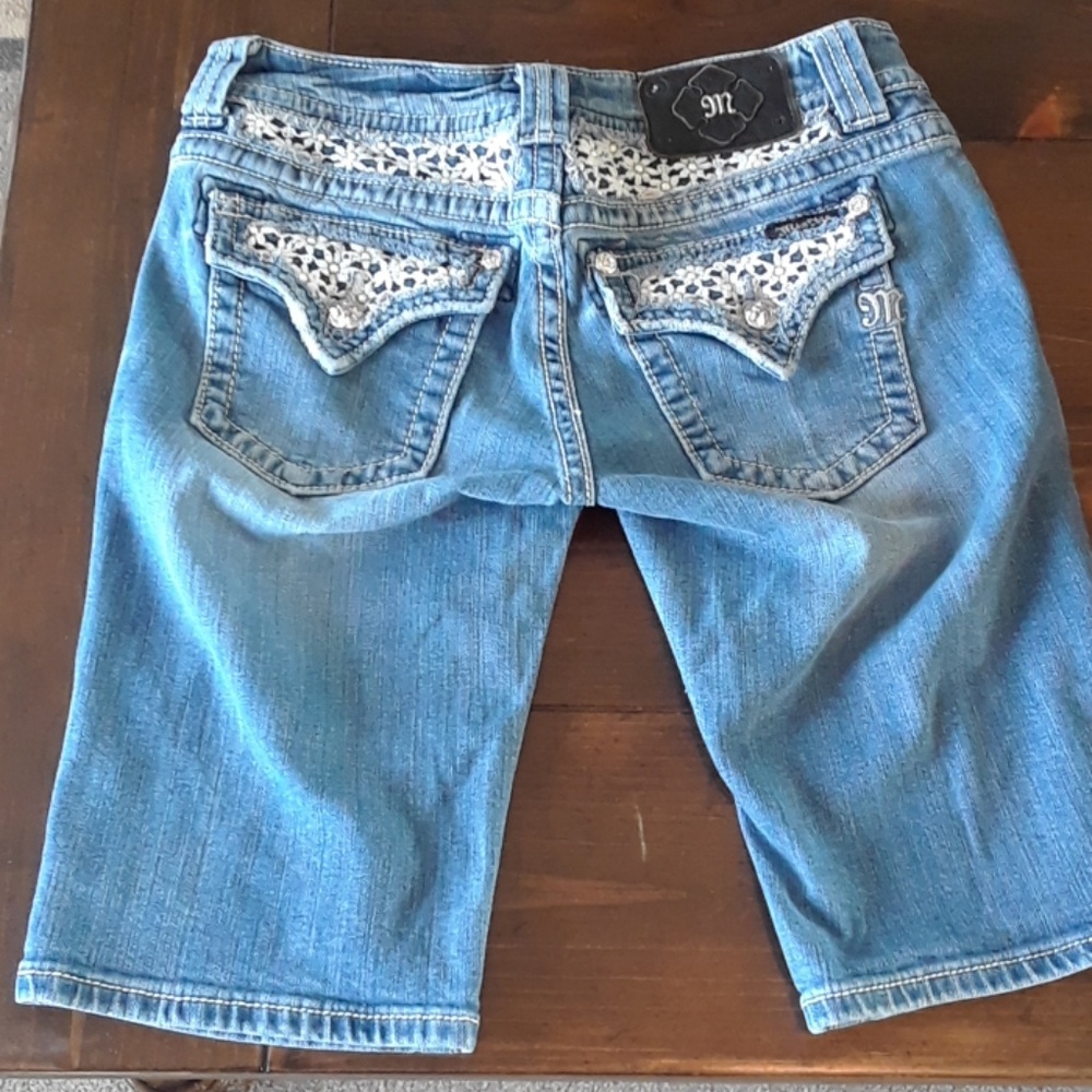 Miss me Bermuda jean shorts